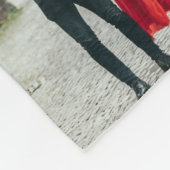 Couverture Polaire Couples modernes 4 Photo Collage (Coin)