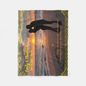 Couverture Polaire Couples ou Décor mural Mariage (Devant)