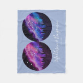 Couverture Polaire Couples Personnalisés Cadeaux Zodiac N'Importe Que (Devant)
