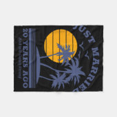 Couverture Polaire Couples romantiques - 20e Mariage Anniversa (Devant (Horizontal))