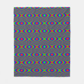 Couverture Polaire Courbes lumineuses (Devant)