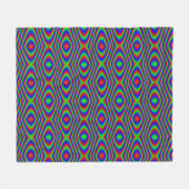 Couverture Polaire Courbes lumineuses (Devant (Horizontal))