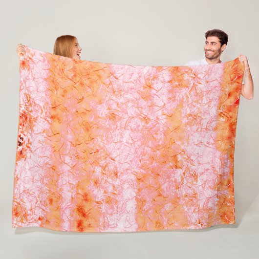 Couverture Polaire Couro de salmão, esbranquiçado (En situation)