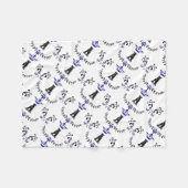 Couverture Polaire Couronne Couronne Monogramme A (Devant (Horizontal))