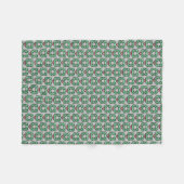 Couverture Polaire couronne de Noël (Devant (Horizontal))