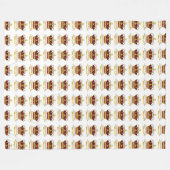 Couverture Polaire Couronne du jour du couronnement (Devant (Horizontal))