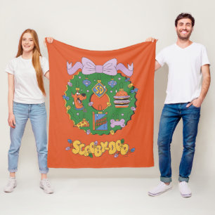Couverture Polaire Couronne graphique de snack de vacances de Scooby-