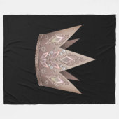 Couverture Polaire Couronne, reine (Devant (Horizontal))