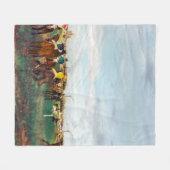 Couverture Polaire Course À Cheval, Edgar Degas (Devant (Horizontal))