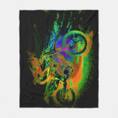 Couverture Polaire Course à la fin ! - Motocross Racer (Devant)