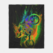 Couverture Polaire Course à la fin ! - Motocross Racer (Devant)