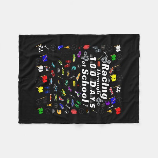 Couverture Polaire Course À Travers 100 Jours De Voiture De Course Sc (Devant (Horizontal))