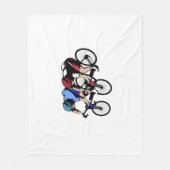 Couverture Polaire Course cycliste (Devant)