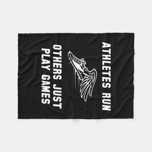 Couverture Polaire Course d'athlètes (Devant (Horizontal))