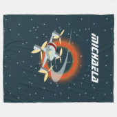 Couverture Polaire Course de drones (Devant (Horizontal))