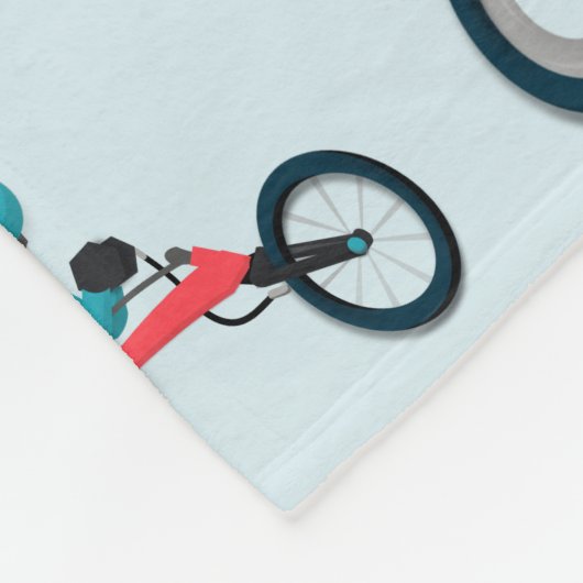 Couverture Polaire Course en fauteuil roulant (Coin)