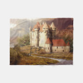 Couverture Polaire Courte médiévale du château (Devant (Horizontal))