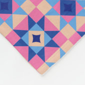 Couverture Polaire Courte moderne en bloc étoilé (Coin)