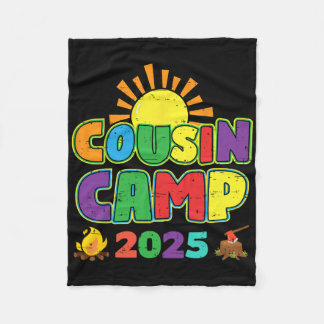 Couverture Polaire Cousin Camp 2025 Vacances en famille Camping d'été