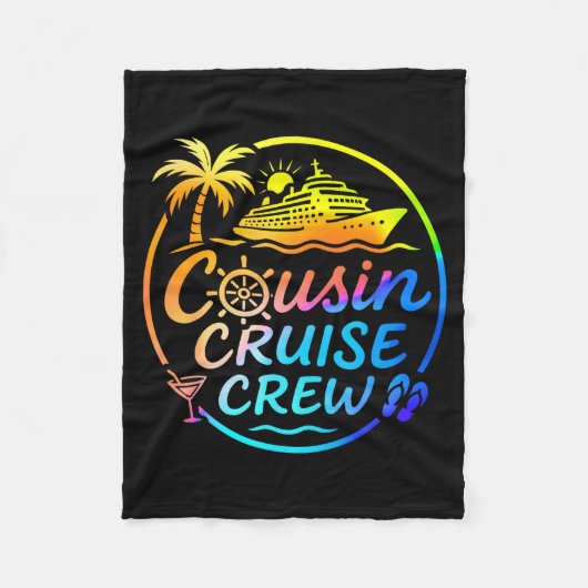 Couverture Polaire Cousin Cruise Crew Trocal Summer Vacation Matching (Devant)