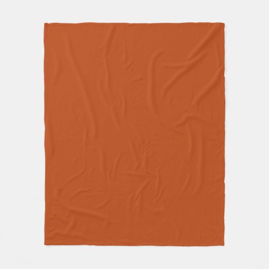 Couverture Polaire Coussin de lancer rouille (Devant)