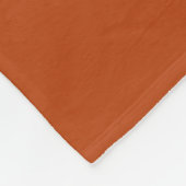 Couverture Polaire Coussin de lancer rouille (Coin)