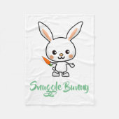 Couverture Polaire Cousu Bunny Kawaii personnalisé (Devant)