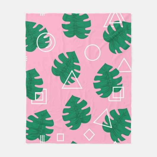 Couverture Polaire couture de géométrie hipster de style moderne Abst (Devant)