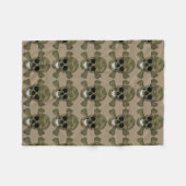 Couverture Polaire Couvercle De Ceinture De Tige Et De Crossbones (Devant (Horizontal))