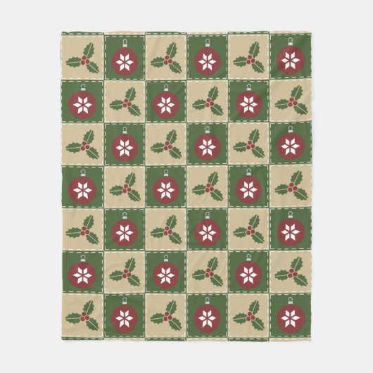 Couverture Polaire Couvercle en molleton de Noël (Devant)