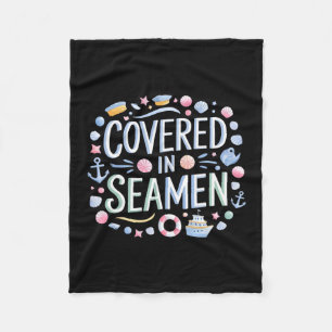 Couverture Polaire Couvert de marins drôle sarcasme femmes maman sy j