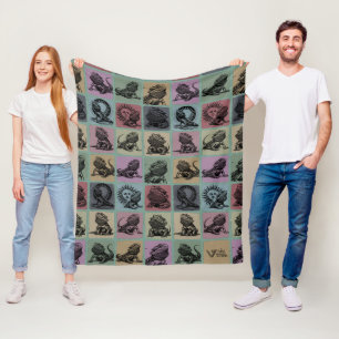 Couverture Polaire Couverture-cadeau Dragon à oreilles, Amant Reptile