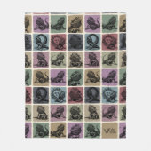 Couverture Polaire Couverture-cadeau Dragon à oreilles, Amant Reptile (Devant)