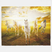 Couverture Polaire Couverture/chevaux d'ouatine (Devant (Horizontal))