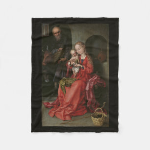 Couverture Polaire "Couverture d'ouatine de la famille sainte"