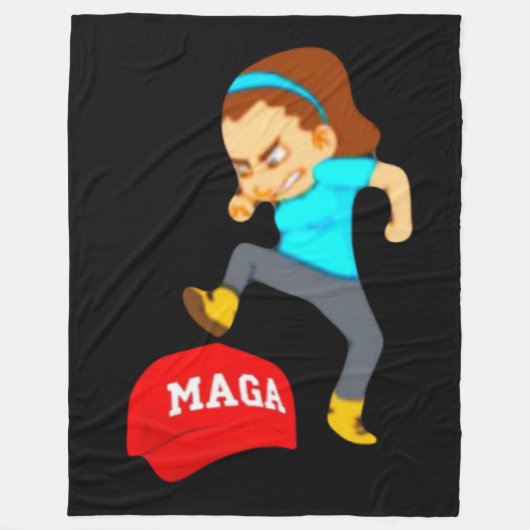 Couverture Polaire Couvre-lit Fleece Stomp MAGA (Devant)