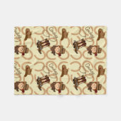 Couverture Polaire Cowboy (Devant (Horizontal))