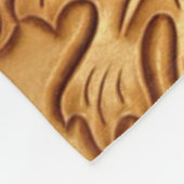 Couverture Polaire cowboy rustique de l'Ouest (Coin)