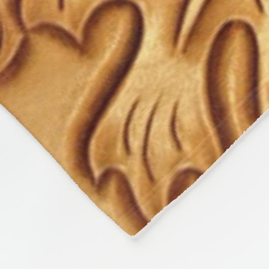 Couverture Polaire cowboy rustique de l'Ouest (Coin)