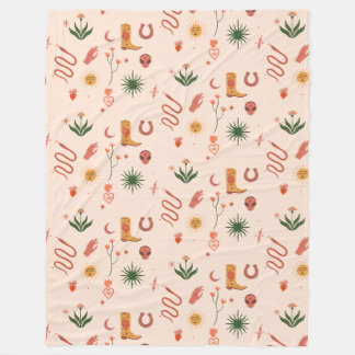 Couverture Polaire Cowgirl cosmic