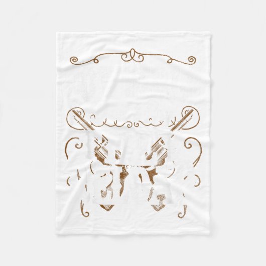 Couverture Polaire Cowgirls Don't Cry They Reload  (Devant)