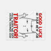 Couverture Polaire Coworker Leaving, Quitting Going Away, Job Change, (Devant (Horizontal))