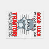 Couverture Polaire Coworker Leaving, Quitting Going Away, Job Change; (Devant (Horizontal))