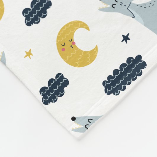 Couverture Polaire Coyote Moon (Coin)