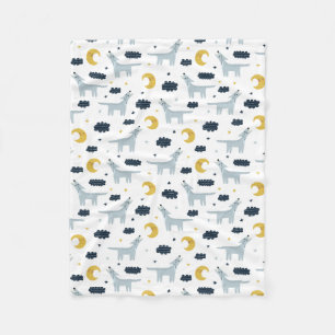 Couverture Polaire Coyote Moon