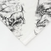 Couverture Polaire Coyote Pups (Coin)