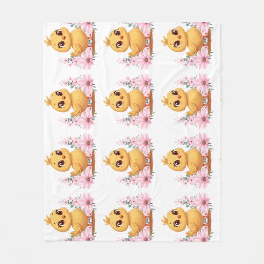 Couverture Polaire Cozy Chick Fleece Blanket (Devant)