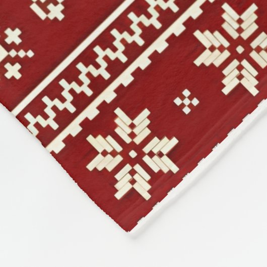 Couverture Polaire Cozy Christmas Knit Pattern Blanket (Coin)