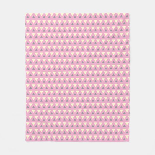 Couverture Polaire Cozy Fleece Blanket  Modern Geometric Pattern (Devant)