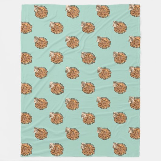 Couverture Polaire Cozy Gingy Gingerbread Christmas Fleece Blanket (Devant)